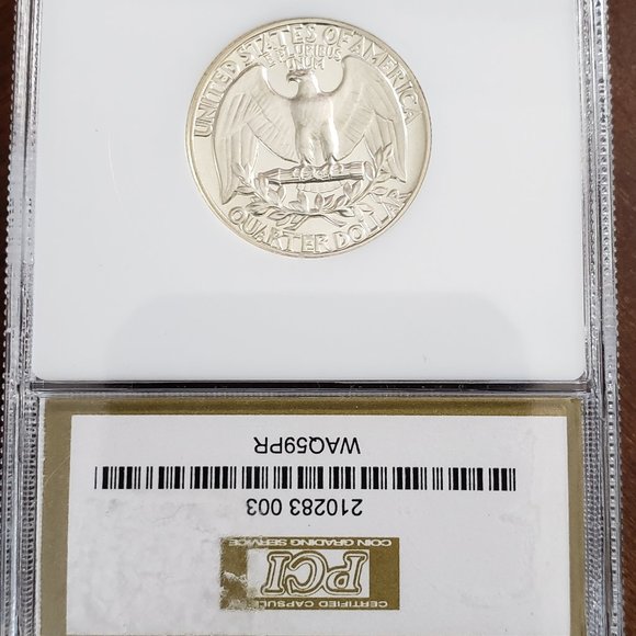 1959 Washington Silver Proof Quarter PR 68 - Picture 4 of 4